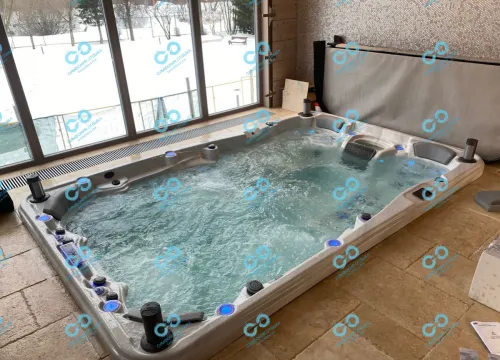 Большой спа бассейн Wellis Olimpus