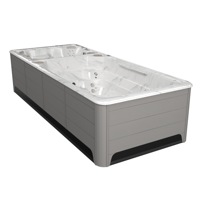 Silver marble